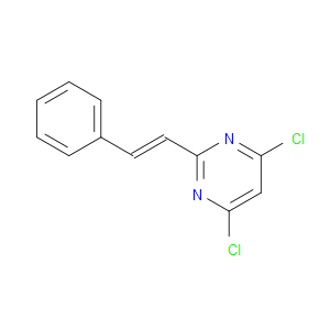 4,6-DICHLORO-2-[(1E)-2-PHENYLETHENYL]PYRIMIDINE