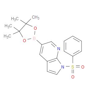 1-(PHENYLSULFONYL)-5-(4,4,5,5-TETRAMETHYL-1,3,2-DIOXABOROLAN-2-YL)-1H-PYRROLO[2,3-B]PYRIDINE