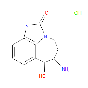 7-AMINO-6-HYDROXY-6,7,8,9-TETRAHYDRO-2,9A-DIAZABENZO[CD]AZULEN-1(2H)-ONE HYDROCHLORIDE - Click Image to Close