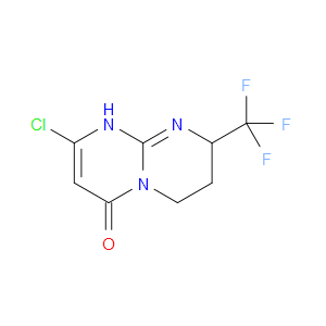 8-CHLORO-2-(TRIFLUOROMETHYL)-3,4-DIHYDRO-1H-PYRIMIDO[1,2-A]PYRIMIDIN-6(2H)-ONE