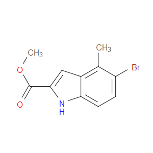 METHYL 5-BROMO-4-METHYL-1H-INDOLE-2-CARBOXYLATE - Click Image to Close
