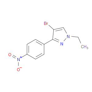 4-BROMO-1-ETHYL-3-(4-NITROPHENYL)-1H-PYRAZOLE