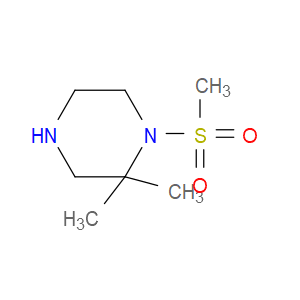 2,2-DIMETHYL-1-(METHYLSULFONYL)PIPERAZINE