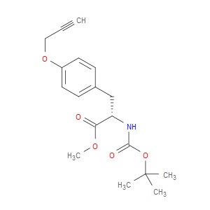 METHYL (S)-2-((TERT-BUTOXYCARBONYL)AMINO)-3-(4-(PROP-2-YN-1-YLOXY)PHENYL)PROPANOATE - Click Image to Close