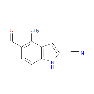 5-FORMYL-4-METHYL-1H-INDOLE-2-CARBONITRILE - Click Image to Close