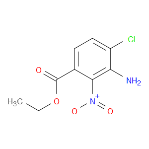 ETHYL 3-AMINO-4-CHLORO-2-NITROBENZOATE