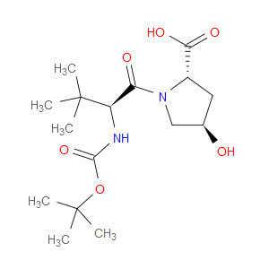 L-PROLINE, N-[(1,1-DIMETHYLETHOXY)CARBONYL]-3-METHYL-L-VALYL-4-HYDROXY-, (4R)-