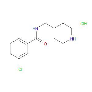 3-CHLORO-N-(4-PIPERIDINYLMETHYL)BENZAMIDE HYDROCHLORIDE