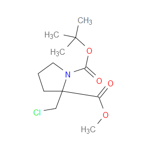 1-TERT-BUTYL 2-METHYL 2-(CHLOROMETHYL)PYRROLIDINE-1,2-DICARBOXYLATE
