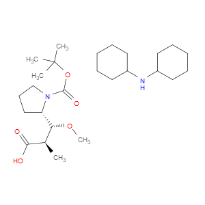 DICYCLOHEXYLAMINE (2R,3R)-3-((S)-1-(TERT-BUTOXYCARBONYL)PYRROLIDIN-2-YL)-3-METHOXY-2-METHYLPROPANOATE
