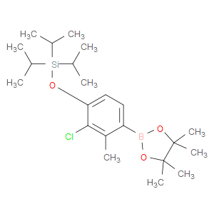 [2-CHLORO-3-METHYL-4-(4,4,5,5-TETRAMETHYL-1,3,2-DIOXABOROLAN-2-YL)PHENOXY]TRIISOPROPYLSILANE