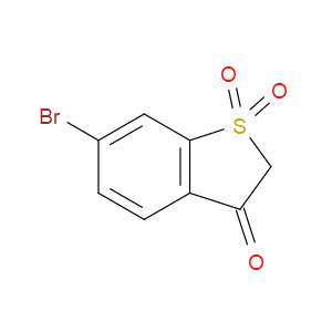 6-BROMOBENZOTHIOPHEN-3(2H)-ONE 1,1-DIOXIDE