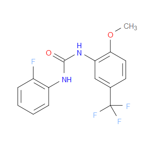 N-(2-FLUOROPHENYL)-N'-[2-METHOXY-5-(TRIFLUOROMETHYL)PHENYL]UREA