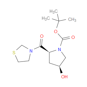 TERT-BUTYL (2S,4S)-4-HYDROXY-2-(THIAZOLIDINE-3-CARBONYL)PYRROLIDINE-1-CARBOXYLATE