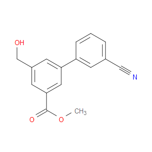 METHYL 3-(3-CYANOPHENYL)-5-(HYDROXYMETHYL)BENZOATE - Click Image to Close