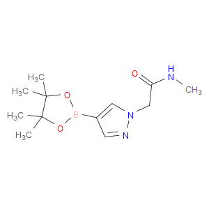 N-METHYL-4-(4,4,5,5-TETRAMETHYL-1,3,2-DIOXABOROLAN-2-YL)-1H-PYRAZOLE-1-ACETAMIDE - Click Image to Close