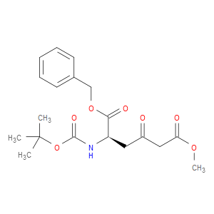 (R)-1-BENZYL 6-METHYL 2-((TERT-BUTOXYCARBONYL)AMINO)-4-OXOHEXANEDIOATE