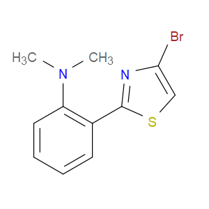2-(4-BROMOTHIAZOL-2-YL)-N,N-DIMETHYLANILINE