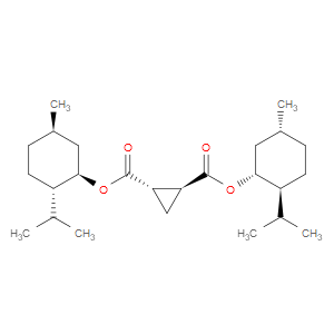 (1S,2S)-BIS((1R,2S,5R)-2-ISOPROPYL-5-METHYLCYCLOHEXYL) CYCLOPROPANE-1,2-DICARBOXYLATE