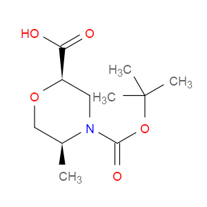 (2R,5S)-4-(TERT-BUTOXYCARBONYL)-5-METHYLMORPHOLINE-2-CARBOXYLIC ACID - Click Image to Close