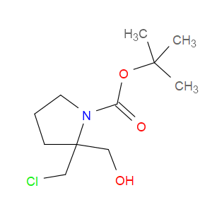 TERT-BUTYL 2-(CHLOROMETHYL)-2-(HYDROXYMETHYL)PYRROLIDINE-1-CARBOXYLATE - Click Image to Close