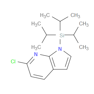 1H-PYRROLO[2,3-B]PYRIDINE, 6-CHLORO-1-[TRIS(1-METHYLETHYL)SILYL]- - Click Image to Close