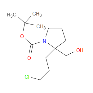 TERT-BUTYL 2-(3-CHLOROPROPYL)-2-(HYDROXYMETHYL)PYRROLIDINE-1-CARBOXYLATE