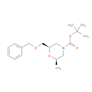 TERT-BUTYL (2R,6R)-2-((BENZYLOXY)METHYL)-6-METHYLMORPHOLINE-4-CARBOXYLATE