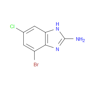 7-BROMO-5-CHLORO-1H-BENZIMIDAZOL-2-AMINE