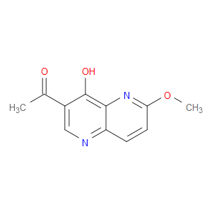1-(4-HYDROXY-6-METHOXY-1,5-NAPHTHYRIDIN-3-YL)ETHANONE