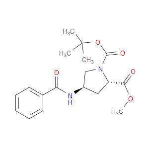 (2S,4R)-1-TERT-BUTYL 2-METHYL 4-BENZAMIDOPYRROLIDINE-1,2-DICARBOXYLATE