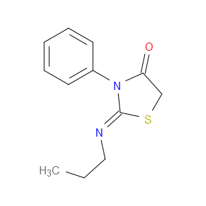 (Z)-3-PHENYL-2-(PROPYLIMINO)THIAZOLIDIN-4-ONE - Click Image to Close