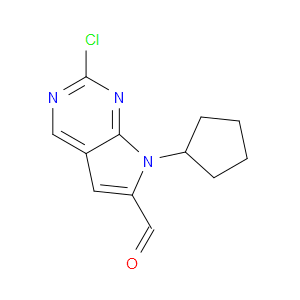 2-CHLORO-7-CYCLOPENTYL-7H-PYRROLO[2,3-D]PYRIMIDINE-6-CARBALDEHYDE - Click Image to Close