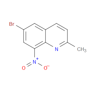 6-BROMO-2-METHYL-8-NITROQUINOLINE