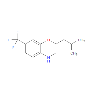 2H-1,4-BENZOXAZINE, 3,4-DIHYDRO-2-(2-METHYLPROPYL)-7-(TRIFLUOROMETHYL)-