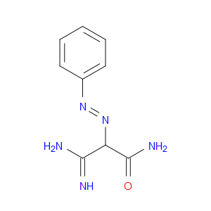 (E)-3-AMINO-3-IMINO-2-(PHENYLDIAZENYL)PROPANAMIDE