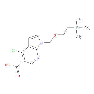 4-CHLORO-1-((2-(TRIMETHYLSILYL)ETHOXY)METHYL)-1H-PYRROLO[2,3-B]PYRIDINE-5-CARBOXYLIC ACID