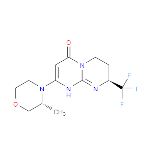 (S)-8-((R)-3-METHYLMORPHOLINO)-2-(TRIFLUOROMETHYL)-3,4-DIHYDRO-1H-PYRIMIDO[1,2-A]PYRIMIDIN-6(2H)-ONE