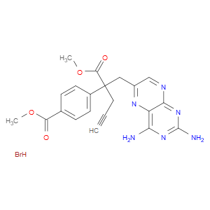 METHYL 4-(2-((2,4-DIAMINOPTERIDIN-6-YL)METHYL)-1-METHOXY-1-OXOPENT-4-YN-2-YL)BENZOATE HYDROBROMIDE