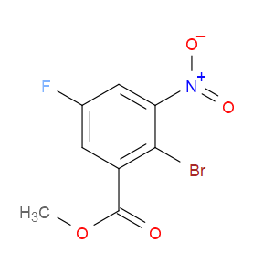 METHYL 2-BROMO-5-FLUORO-3-NITROBENZOATE