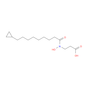 N-(9-CYCLOPROPYL-1-OXONONYL)-N-HYDROXY-BETA-ALANINE