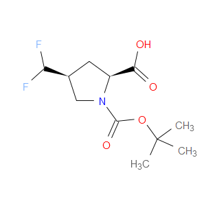 (2S,4S)-1-(TERT-BUTOXYCARBONYL)-4-(DIFLUOROMETHYL)PYRROLIDINE-2-CARBOXYLIC ACID - Click Image to Close