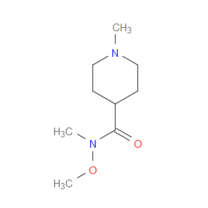 N-METHOXY-N,1-DIMETHYLPIPERIDINE-4-CARBOXAMIDE - Click Image to Close