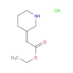 (Z)-ETHYL 2-(PIPERIDIN-3-YLIDENE)ACETATE HYDROCHLORIDE