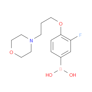 (3-FLUORO-4-(3-MORPHOLINOPROPOXY)PHENYL)BORONIC ACID - Click Image to Close