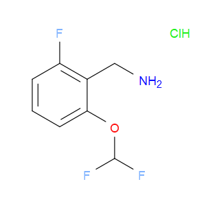 [2-(DIFLUOROMETHOXY)-6-FLUOROPHENYL]METHANAMINE HYDROCHLORIDE