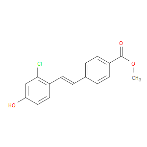 METHYL 4-(2-CHLORO-4-HYDROXYSTYRYL)BENZOATE - Click Image to Close