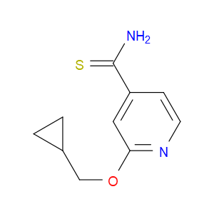 2-(CYCLOPROPYLMETHOXY)PYRIDINE-4-CARBOTHIOAMIDE