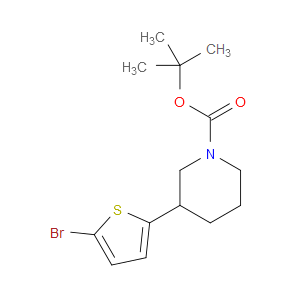 2-BROMO-5-(N-BOC-PIPERIDIN-3-YL)THIOPHENE
