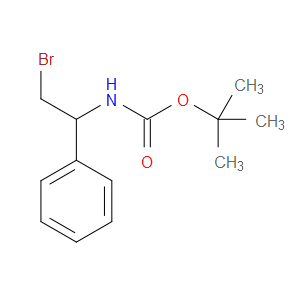CARBAMIC ACID, (2-BROMO-1-PHENYLETHYL)-, 1,1-DIMETHYLETHYL ESTER